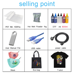 L805 Flatbed Inkjet DTF Printer for T Shirt Textile Printing Machine Heat PET Film with L1800 Ink on Hot Sale - Product Image 4