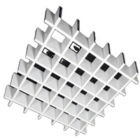 Rejilla de Techo de Aluminio de Celda Abierta para Interiores, Rejilla de Techo para Restaurante, Tienda, Garaje, Cobertizo, Techo Falso