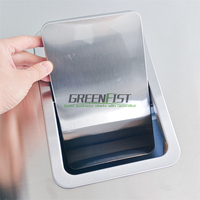 Remorques et camions alimentaires carrés noirs personnalisés Greenfist de 13, 15 et 16 pieds