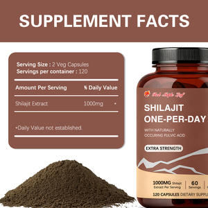 <span class=keywords><strong>Capsule</strong></span> di Shilajit - Integratore Tonico Nutriente, Ricco di Acido Fulvico e Minerali, Supporta Vitalità e Benessere, Certificato GMP - Product Image 2