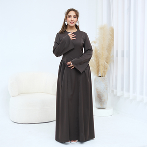 Robes Nida Premium pour femmes Ramadan 2026, Abaya à porter au quotidien avec liens au dos, Vêtements pour femmes, Abaya, Robe musulmane pour femmes - Product Image 2