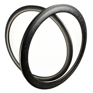 SoarRocs SR60T26 60 profundidade 700C 26mm de largura aro Tubular estrada da bicicleta de fibra de carbono UD/3K /12k/mármore 20/24 furos aro de estrada