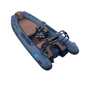 Hedia 480 Aluminium Rib Opblaasbare Stijve Boot Met Buitenboordmotor 1.2Mm 8-persoons Voor Vissen Op Het Meer Sporten En Roeien - Product Image 4