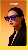 Lunettes Intelligentes E06c avec Caméra HD 800W, Traduction IA, Réduction de Bruit ENC, ChatGPT, Lunettes de Soleil Connectées Sportives pour Hommes et Femmes
