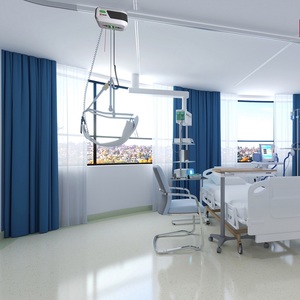 Elevador de Pacientes de Grado Médico Serie CL100, Elevador de Techo con Riel para Transferencias Suaves de Posición Sentada y Acostada - Product Image 2