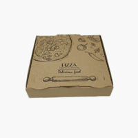 Boîte à pizza ondulée portable imprimée personnalisée directe d'usine recyclable de qualité alimentaire avec stratification mate pour le stockage de la gelée de sucre