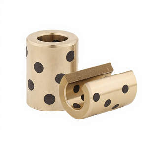 ลูกปืนเชิงเส้น LM/LM-OP เส้นผ่านศูนย์กลางภายใน 6~60 มม. แบบตรง/แบบเปิด ปลอกกราไฟท์ทองแดง ลูกปืนแบบหล่อลื่นในตัว - Product Image 1