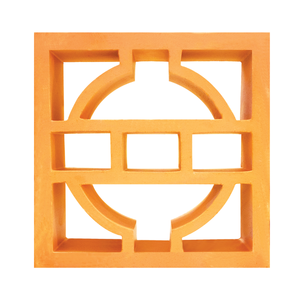 Azulejo de pantalla de moneda de terracota roja de estilo tradicional personalizado del fabricante de Vietnam ligero mejor ladrillos refractarios huecos sinterizados - Product Image 1