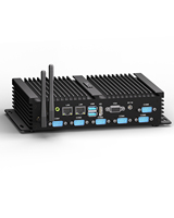 PC Industrial sin Ventilador I5-8250U, 6xRS232 DB9 COM, 2*2.5G Gigabit Ethernet LAN, 2xDDR4, 64GB RAM, Compatible con Win10/11, Servidor Linux