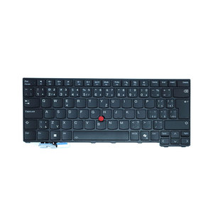 5N21M38592 คีย์บอร์ดสำหรับเลอโนโว ThinkPad T14 Gen 5 เปลี่ยนแบ็คไลท์ CZ/SLK QWERTZ สีดำหลากสีแล็ปท็อปอะไหล่ - Product Image 1