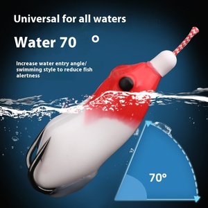 Thunderfrog 15g hierba pesada <span class=keywords><strong>de</strong></span> agua dulce Lei Qiang Bionic Luya cebo negro PVC cebo <span class=keywords><strong>ruido</strong></span> atrae carpa lago pesca 6/caja - Product Image 2