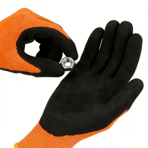 <span class=keywords><strong>Guanti</strong></span> di Sicurezza Antitaglio e Antiscivolo a Prezzo Conveniente, <span class=keywords><strong>Guanti</strong></span> Rivestiti in Nitrile per Lavoro con Logo Personalizzato - Product Image 2