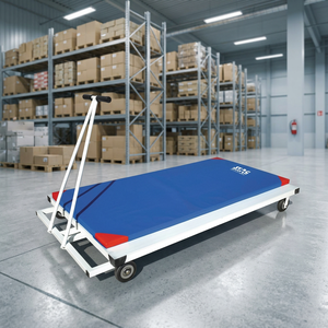 Carrito de Gimnasio Horizontal Resistente Stag Iconic con Ruedas para Almacenamiento y Transporte Fácil de Colchonetas - Product Image 3