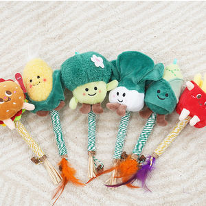 Produttore all'ingrosso di legno peluche <span class=keywords><strong>Pet</strong></span> fornitore gatto masticare giocattolo - Product Image 4