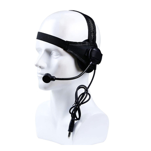 Casque tactique pour airsoft et paintball, protège-oreilles, casque de tir pour la <span class=keywords><strong>chasse</strong></span>, casque avec microphone pour talkie-walkie Baofeng <span class=keywords><strong>Kenwood</strong></span> - Product Image 3
