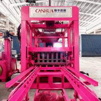 Machine de fabrication de blocs de béton creux automatique QT4-15 à faible investissement pour petites entreprises de construction