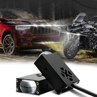 Lumière de calandre de voiture 12V 20W, mini phare laser matriciel caché, lumière de calandre, lumière jaune-blanche LED, projecteur de moto