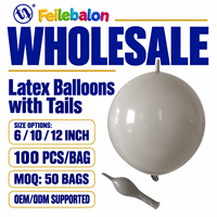 Ballons en latex en gros CE/EN71/BSCI/CPC - Pack en vrac de 6/10/12 pouces pour anniversaires, baby showers et fournitures de fête
