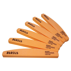 Bán Sỉ Giũa Móng Tay Màu Hồng Nửa Mặt Trăng Bằng Nhựa Cao Cấp Đặt Làm Theo Yêu Cầu - Product Image 2