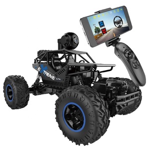 Coche RC <span class=keywords><strong>de</strong></span> Escalada con Cámara WIFI <span class=keywords><strong>de</strong></span> 4 Canales Personalizado, con Control por Aplicación, Foto y Video, Juguete RC para Adultos - Product Image 1
