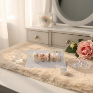 Unghie finte a pressione con orsetti per una manicure veloce e temporanea - Product Image 5