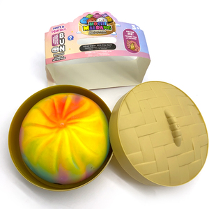 Jumbo Soft Squishy Colorful Dumplings Toys 15cm Steamed <b>Box</b> Squeeze Bun for Adults and Kids Stress Relief - Product Image 6