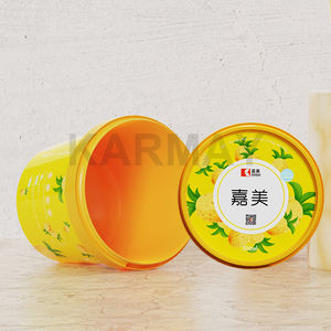 Plastic 500ml Ice Cream Container Iml Printed Customized Logo Frozen Gelato Pots with Tamper Evident Lid - Product Image 5