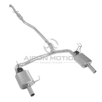 Sistema de Escape Catback de Acero Inoxidable Valvetronic de Alto Rendimiento para Accord / Crosstour / Spirior 3.5L V6 (2008-2013)