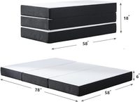 Fabrication à bas coût garantie 10 ans tatami japonais futon matelas 3 pliants de haute qualité pour canapé-lit