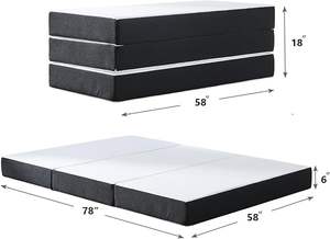 Colchón plegable 3 de alta calidad para sofá cama tatami Japón futón garantía 10 años bajo coste fabricación - Product Image 6