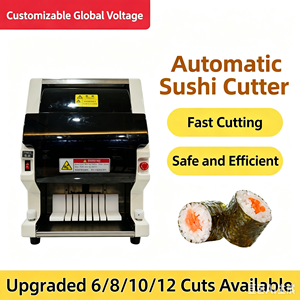 Cortadora Automática de Rollos de Sushi, Máquina Eléctrica de Sobremesa para Cortar <span class=keywords><strong>Maki</strong></span>, para Kimbap Coreano y Rollos de Sushi - Product Image 3