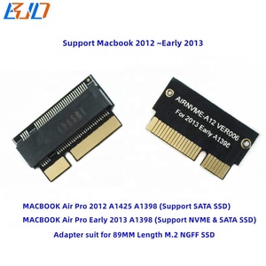 Carte adaptateur SSD SATA M.2 B-Key avec interface 7+17 broches pour <span class=keywords><strong>MacBook</strong></span> A1425 A1398 (versions <span class=keywords><strong>2012</strong></span> et début 2013) - Vente en gros usine - Product Image 2