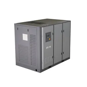 440v 220v 60hz 55kw 75hp compressore d'aria a vite ad azionamento diretto a velocità fissa adatto allo spruzzo di poliurea