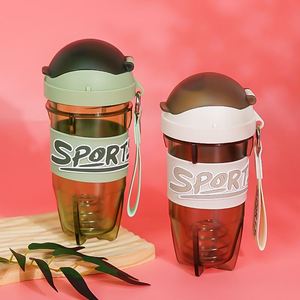Paquete al por Mayor de Botellas Mezcladoras Multicolores con Bola Mezcladora Antideslizante y Hermética para Entusiastas del Fitness - Product Image 4