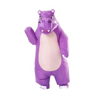 Costume d'hippopotame gonflable personnalisé, taille adulte, en polyester, facile à gonfler, idéal pour Halloween, cosplay, fête, déguisement intégral - Product Image 2