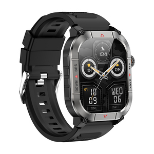 Montre connectée HK84 avec NFC, boussole, écran AMOLED carré de 1,95 pouce, suivi de la fréquence cardiaque, du sommeil et de la santé, tracker d'activité physique - Product Image 5