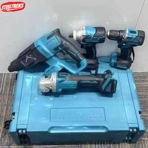 Steeltreks Kits d'outils électriques sans fil TR1 avec batterie au lithium et moteur sans balais, Vente en gros, Remise usine, 4 3 1 2 en 1 - Product Image 3