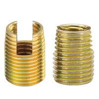 Alambre de bobina helicoidal de acero inoxidable OEM de alta calidad personalizado tipo ranurado inserto de rosca tornillo autorroscante