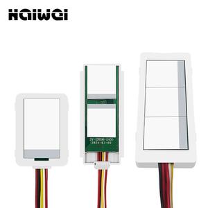 מודול חיישן מגע לד למראה עם מפזר אדים RGB DC 12V 5A 60W, מתג בקרת עמעום ללא שלבים עם שלושה כפתורים - Product Image 1