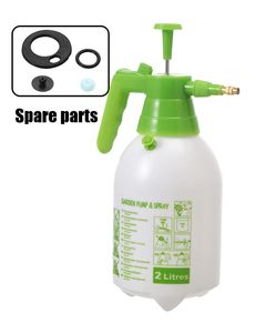 Factory spray pump agricultural garden water bottle plastic green 2 liter sprayer for sale