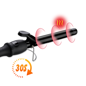 Marca professionale personalizzata 19mm ceramica automatica arricciacapelli ferro bacchetta Chapinha asciugacapelli - Product Image 5