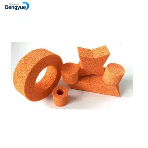 Assorted belt pulleys Cellular Orange Sponge Rubber Label Roller