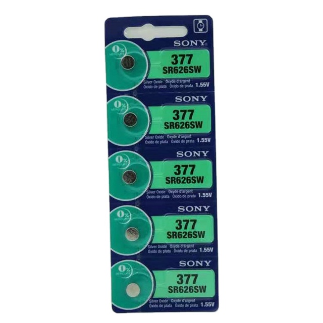 New Selling Cheap Price High Quality 1.55V Button Battery for Electronic Product 0% Hg 377 Button Cell 626 Ag4 Watch for sony