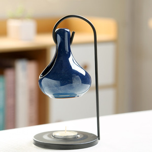 Diffuseur d'arômes rétro créatif <span class=keywords><strong>en</strong></span> céramique avec poêle à huile essentielle à 4 couleurs de glaçure changée au four <span class=keywords><strong>pour</strong></span> la décoration de la chambre d'automne - Product Image 2