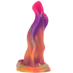 FAAK Factory Price Huge Wolf Tongue for Women Thick Glow in Dark Monster <b>Dildo</b> Super Huge Tongue Adult Luminous Sex Toy - Product Image 6