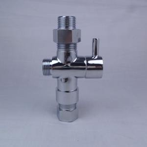 Adaptateur de pulvérisateur de toilette nord-américain 7/8 à 4 points 15/16 à 1/2 7/8 à 1/2 Robinet de dérivation en T pour une installation facile - Product Image 1