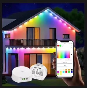 SHIJI Ws2811 Rgbic Ucs2904 房屋 LED RGB 节日灯 30 毫米 RGBW 户外 LED 像素点灯 永久圣诞灯 - Product Image 3