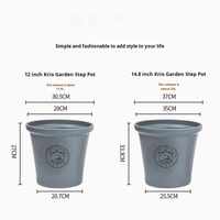 Nouvelle Série Clio : Pot de Fleurs Minimaliste Nordique pour Escalier, Hortensia, Plantes Vertes d'Intérieur et d'Extérieur, Pots de Plantes et de Fleurs