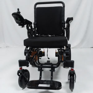 2024 actualización electromagnetismo freno silla de ruedas eléctrica sillas de ruedas eléctricas plegables para discapacitados - Product Image 2