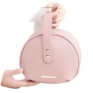 Sac de rangement de voyage rond en polyester, organisateur de vêtements durable pour chambre à coucher, rose, beige, gris, bleu - Product Image 2